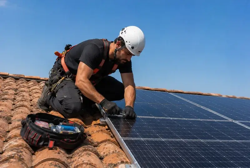 Maintenance et monitoring de panneaux solaires à Vindrac-Alayrac