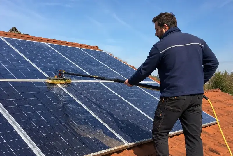 Nettoyage et entretien de panneaux solaires à Vindrac-Alayrac